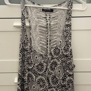 Volcom flower high low dress